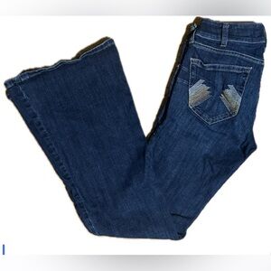 Ariat Perfect Rise Paulina Flare Dark Wash Jeans Size 27R